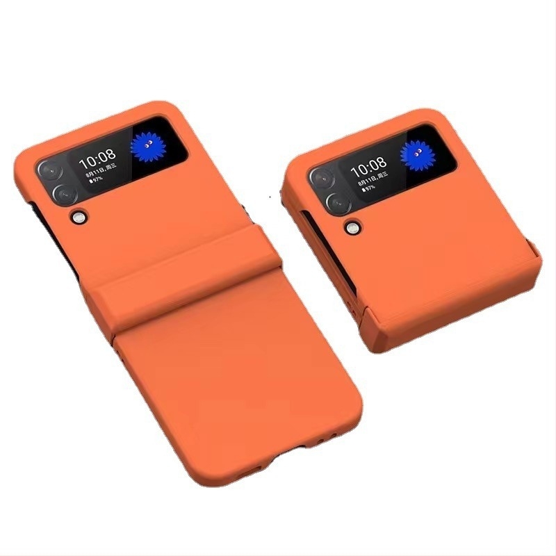 Samsung Z Fold3 és Z Flip5 TPU tok bőrhatású, háromrészes készlet, teljes lefedettségű ütésálló védelem