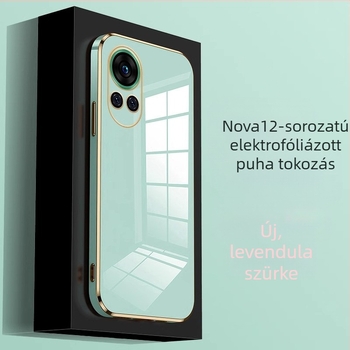 CHX Huawei Nova14Pro telefonTok teljes lencsevédővel, egyenes él (TPU, injekciós öntés, ütésálló)