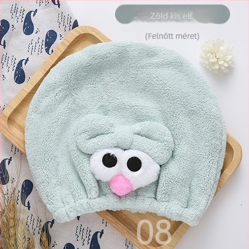 Gyermekeknek szóló hajszárítókupa korall fleece-ből, puha nedvszívó sapka aranyos bárány/angyal mintával, hímzett; Anyag: szuperfin rostok; Fő összetevő: poliészter rost; Szálak: 10; Testreszabható: igen; Súly: 50–79 g