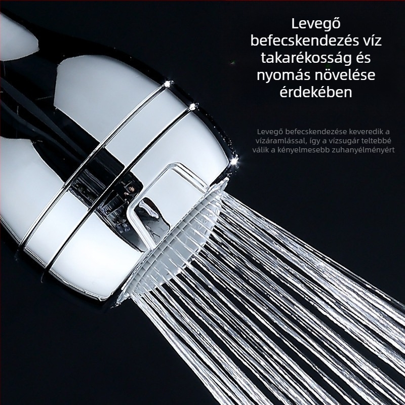 Zuhanyfej, ABS anyag, víztakarékos, falra szerelt kivitel, új kínai stílus