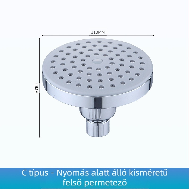 Zuhanyfej, ABS anyag, víztakarékos, falra szerelt kivitel, új kínai stílus