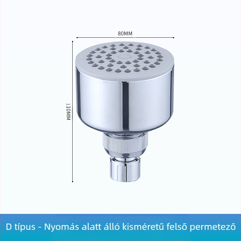 Zuhanyfej, ABS anyag, víztakarékos, falra szerelt kivitel, új kínai stílus