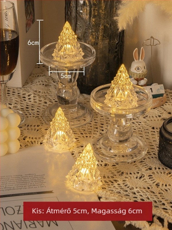 Füstmentes LED gyertya romantikus javaslatokhoz és hangulatvilágításhoz | Szójabab-kevert viasz | Márka: Egyéb