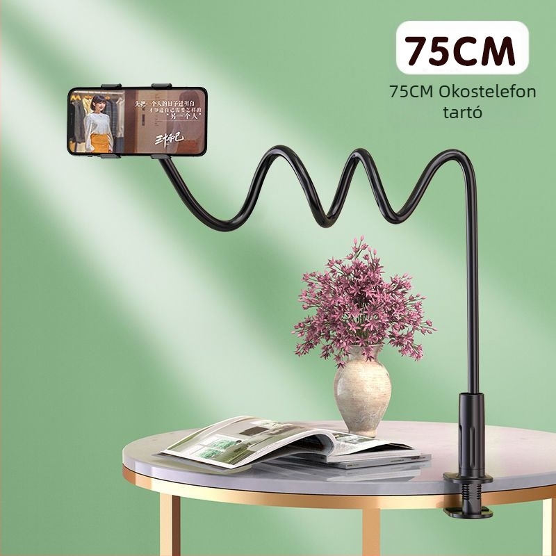 Asztali állvány tabletához és telefonhoz, univerzális, ötvözetből készült, testreszabható