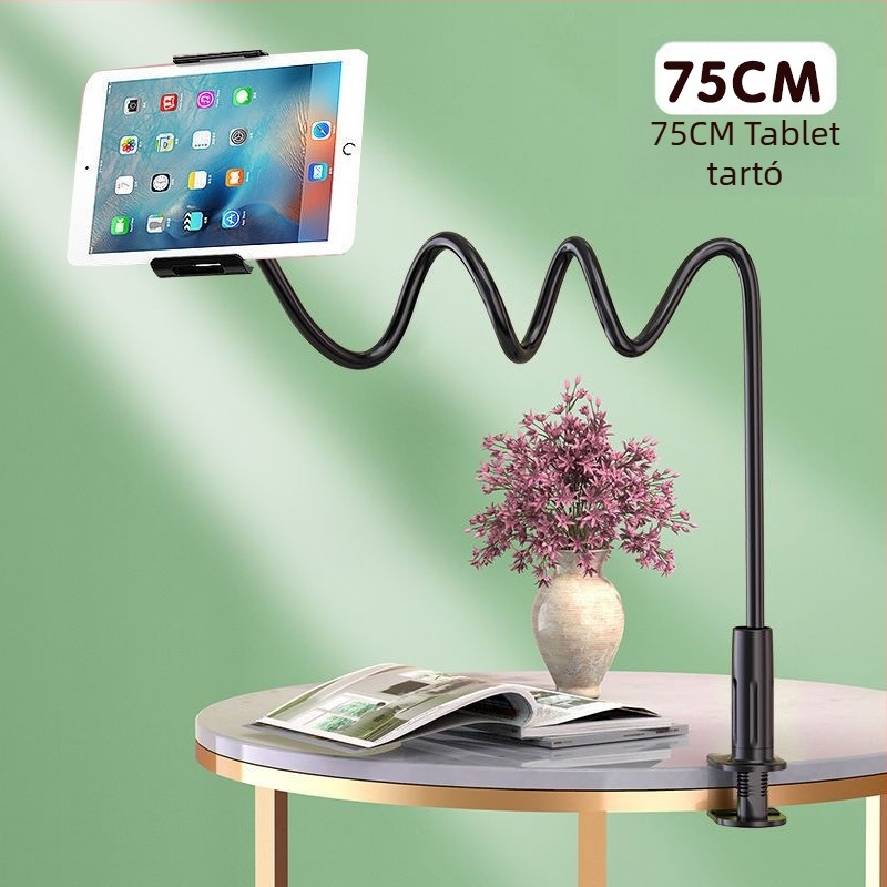 Asztali állvány tabletához és telefonhoz, univerzális, ötvözetből készült, testreszabható