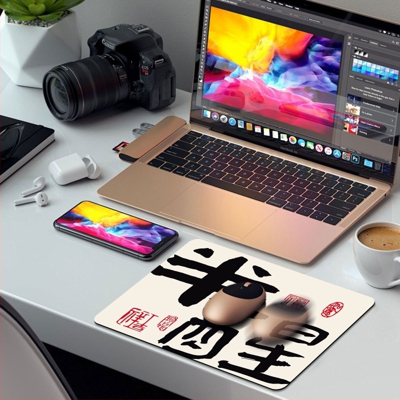 Gaming egérpad természetes gumiból, csúszásmentes, hőtranszfer nyomtatás, logó nyomtatva, OEM testreszabás