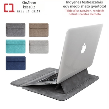 Notebooktáska fedeles nyitással; béléssel; belső számítógép-zseb; vízálló és ütésálló; üzleti clutch stílus