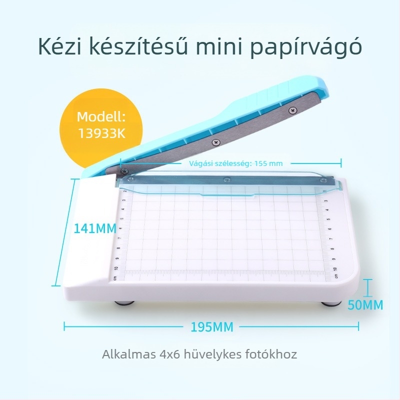 Kedeyou 13933K Papír- és fotóvágó, késes típusú, műanyag