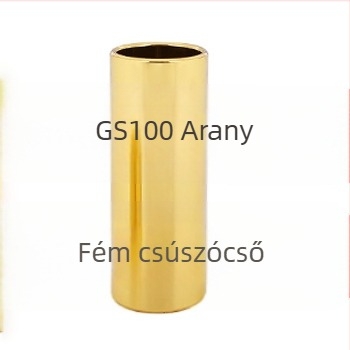 Rozsdamentes acél gitár slide bár basszusgitárhoz és gitárhoz – ujj slide bár GS324