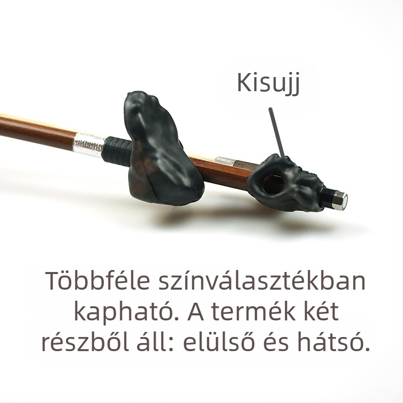 Hegedűvonó fogás korrigáló, kézhelyesbítő, szilikon, környezetbarát, kezdőknek és profiknak