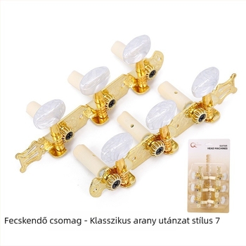 Klasszikus gitár húrhúzó - ABS krómozott fém, modell K-01, blisteres csomagolás, márka KABAT