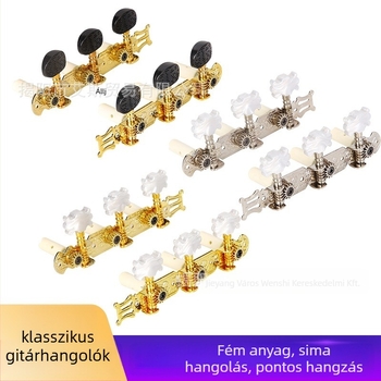 Klasszikus gitár hangoló gombok — fém és műanyag, márka Xirte, modell Open tuning knobs