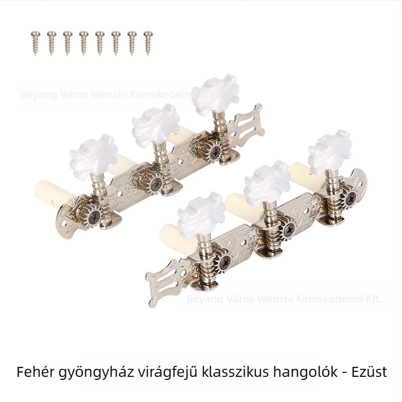 Klasszikus gitár hangoló gombok — fém és műanyag, márka Xirte, modell Open tuning knobs