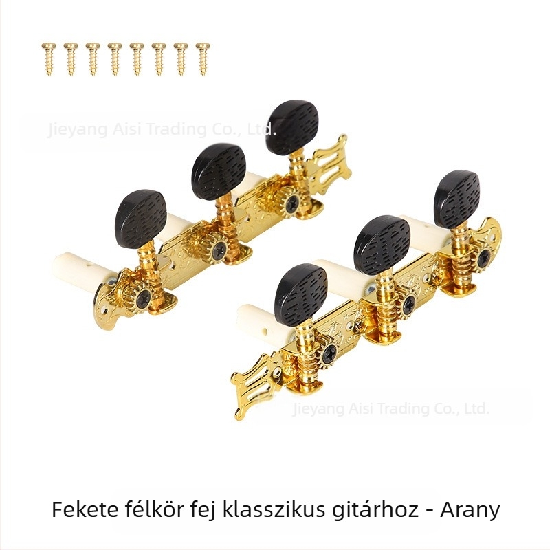 Klasszikus gitár hangoló gombok — fém és műanyag, márka Xirte, modell Open tuning knobs