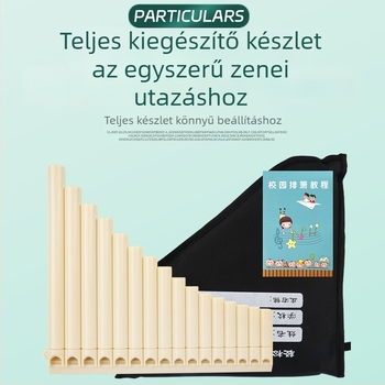Műanyag panflóta, 16/18 cső, C-dúr, kezdőknek, táskával