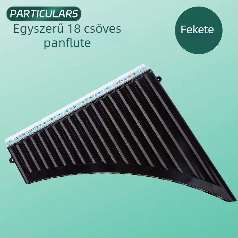 Műanyag panflóta, 16/18 cső, C-dúr, kezdőknek, táskával