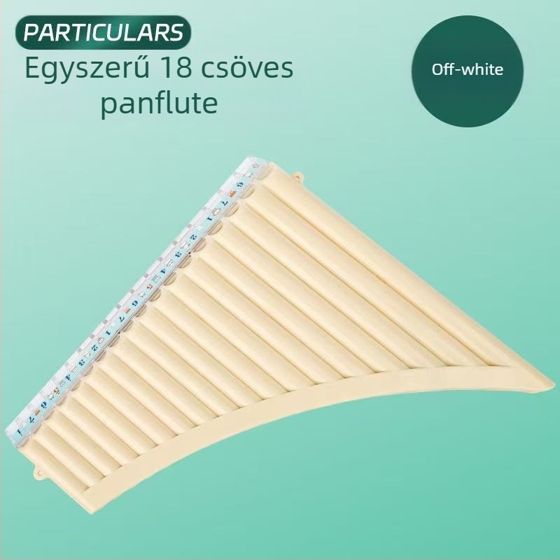 Műanyag panflóta, 16/18 cső, C-dúr, kezdőknek, táskával