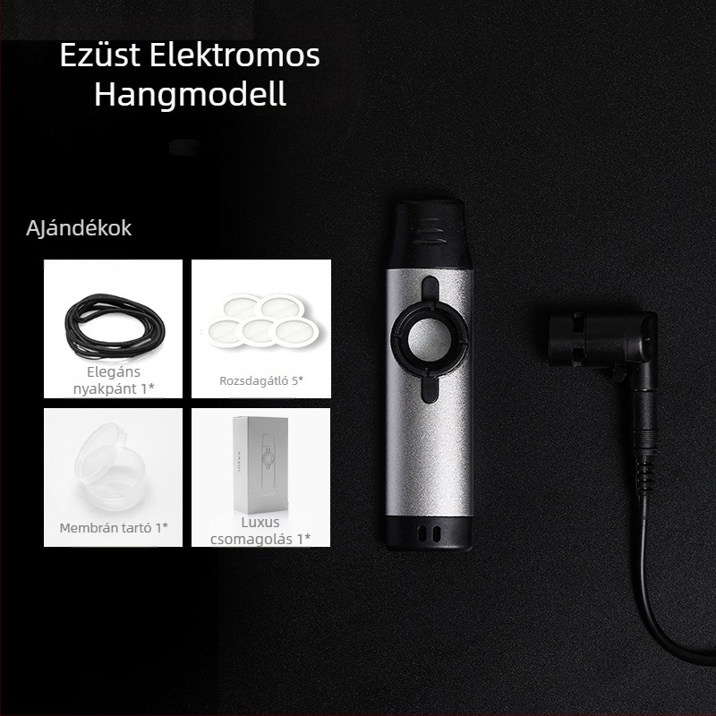 DBAO kazoo DK-11/DK-12/DK-83, ABS test (DK-12), fém test (DK-11/83), szájrész élelmiszer-minőségű gyantából