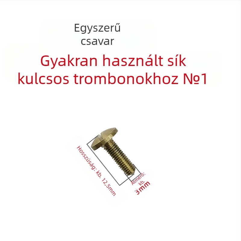 Zenei hangszer mandrel rögzített csavarokkal, univerzális csuklóval és gömbcsuklóval