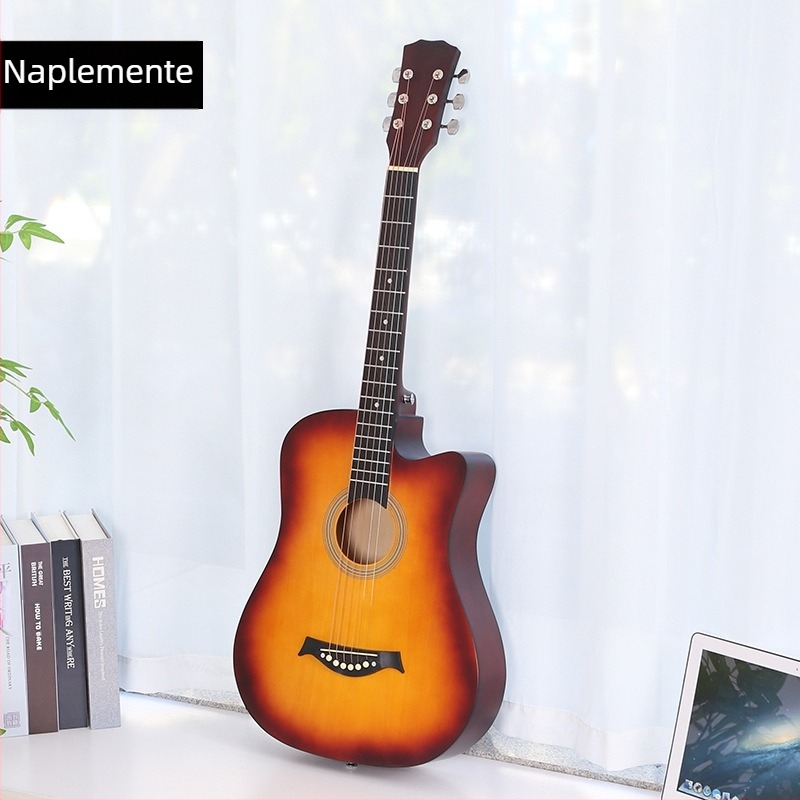 Akusztikus gitár, 38C modell, 38 hüvelyk, test és oldalak Basswoodból