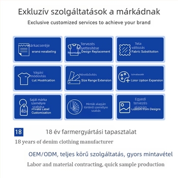 Pamut denim nadrág hip-hop stílusban, szűk fazon, alacsony derék és cipzáras zárás