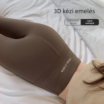 Női cropped nylon nadrág, Cailiduo márka, body-building stílus, csípőemelés