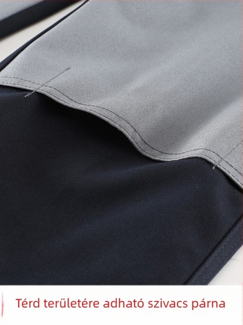 Vászon munkanadrág több zsebbel, gyűrődésmentes, kopásálló, nedvességelvezető, pamutkeverék