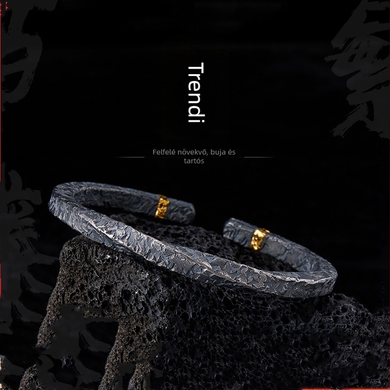 Mobius karkötő Seven Shang, rézbázisú bevonat, elektroplatázás, retro stílus, 20 g