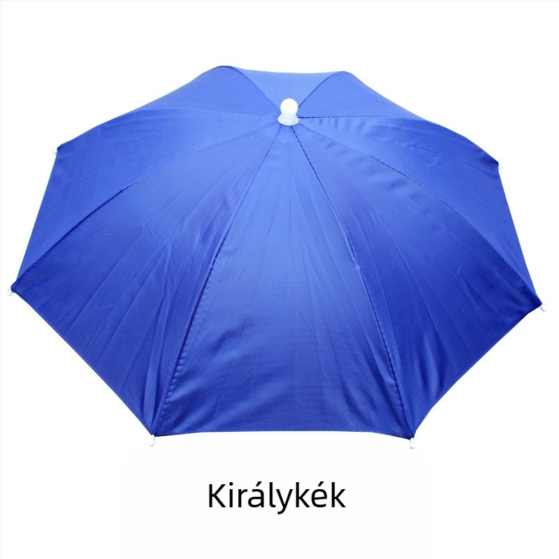 Logóval ellátott esernyő sapka, reklám célú sapka-ernyő, nagy méret