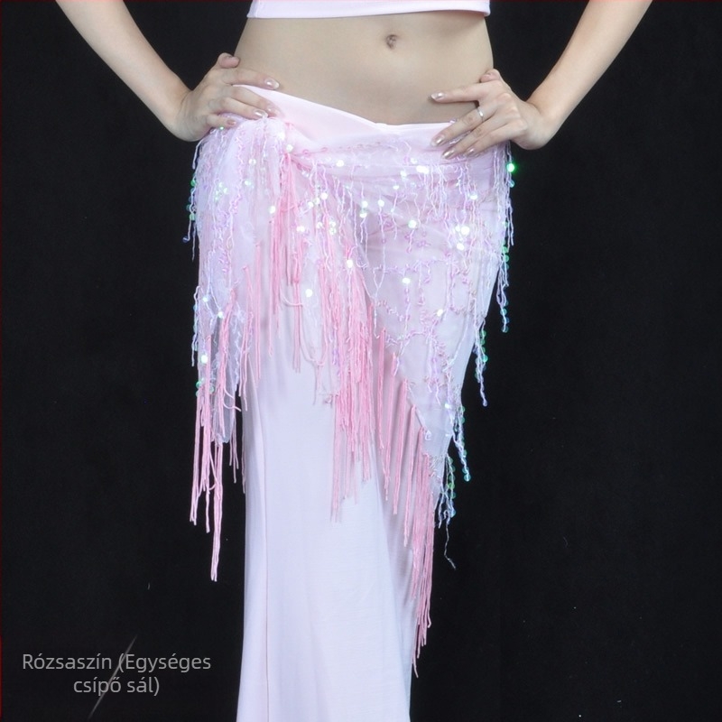 Belly Dance tassel övkendő, sequin, hálós anyagú nejlon 100%, bélés: nejlon 100%, uniszex felnőtt