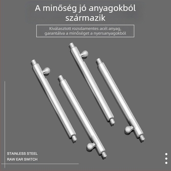 Óraszíj rugós csap – rozsdamentes acélból, kör profil, gyors kioldás