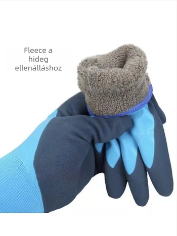 Kültéri téli kesztyű pamutbéleléssel kerékpározáshoz és horgászathoz (Márka: Other; Anyag: pamutbélelt; Használat: kerékpározás, horgászat)