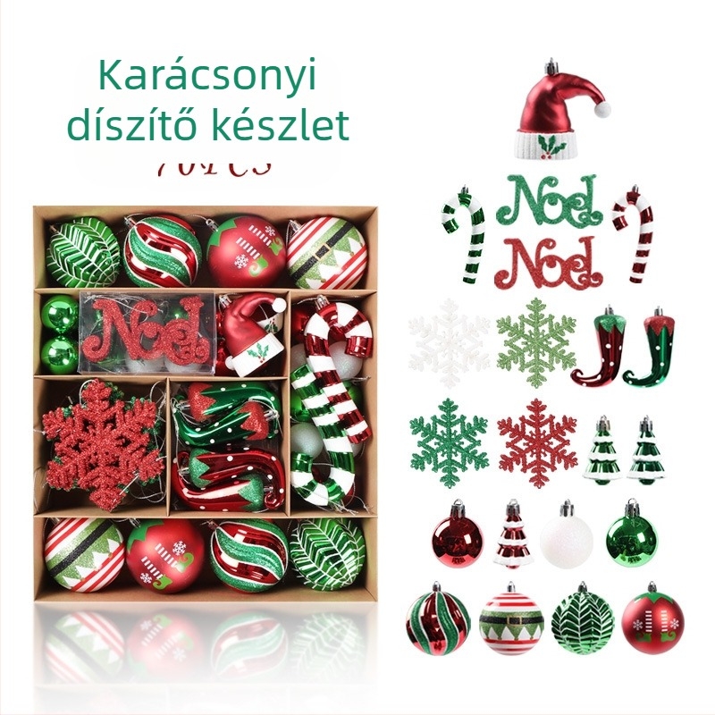 Karácsonyfa díszek – műanyag, karácsonyi dekorációk, stílus rajzfilm-szerű, modern és minimalist, könnyű luxus