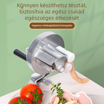 Chef kézi tészta készítő gép, alumíniumötvözet, DIY formázáshoz, magáncímke lehetőség