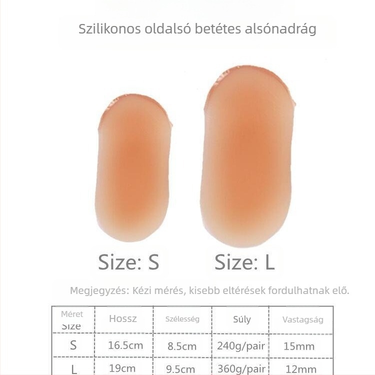 Szilikon tömött női alsónemű csípőnövelő párnával – farpárna (Márka Magicbobo, Anyag: Szilikon, Vastagság: Megvastagodott, Funkció: Növelés)