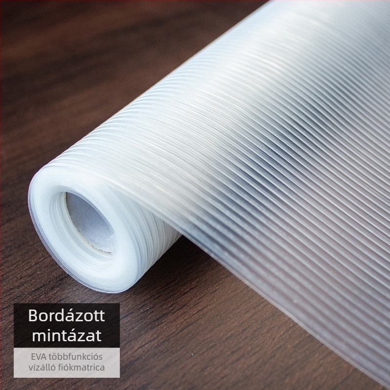 Konyhaszekrény fiók nedvességvédő párnázó papír EVA vízálló réteggel PE alapra (EVA 99% tartalom), modern minimalista stílus