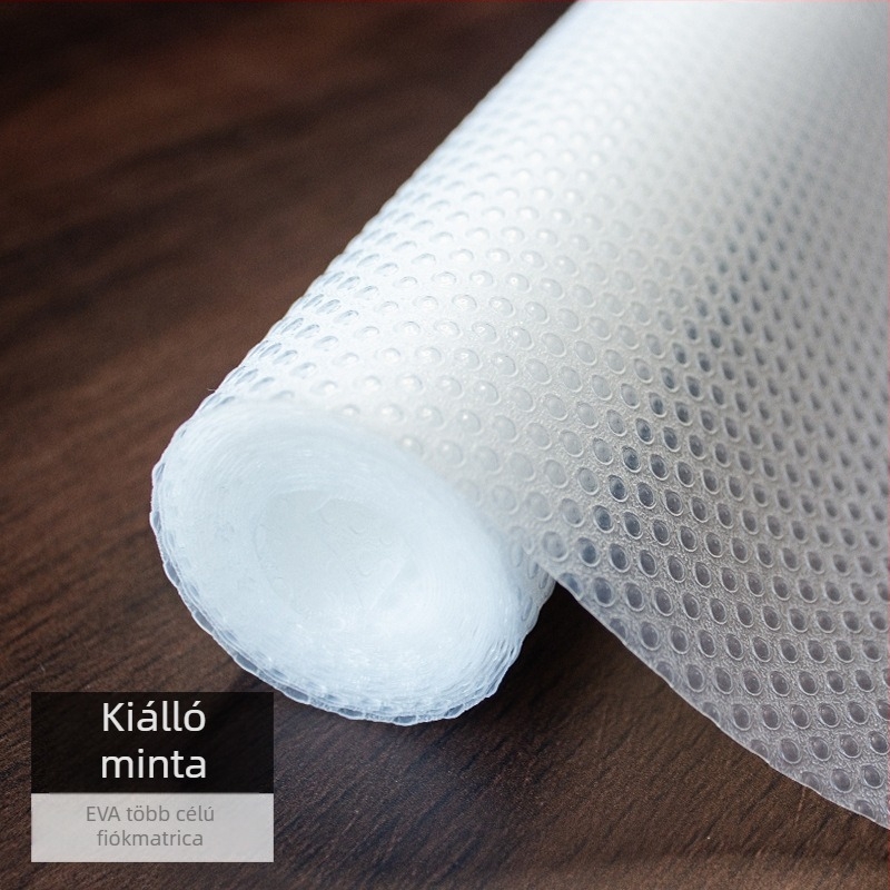 Konyhaszekrény fiók nedvességvédő párnázó papír EVA vízálló réteggel PE alapra (EVA 99% tartalom), modern minimalista stílus