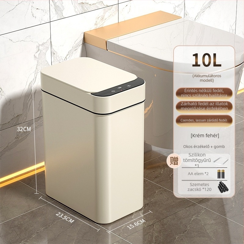 Intelligens kuka háztartási használatra – szenzoros, teljesen automata, műanyag, hosszú hengerszerű forma, 100% új anyag