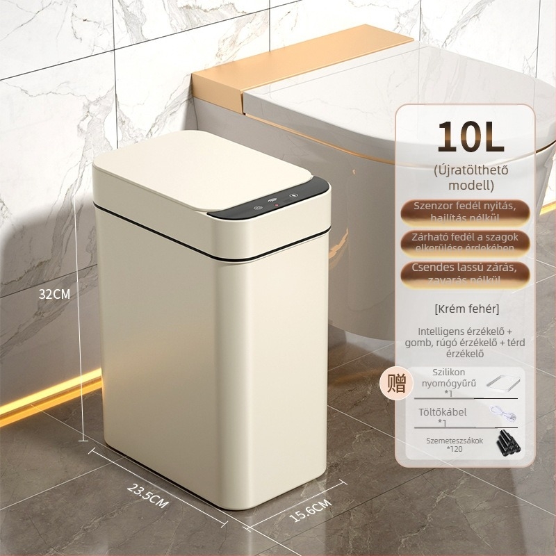 Intelligens kuka háztartási használatra – szenzoros, teljesen automata, műanyag, hosszú hengerszerű forma, 100% új anyag