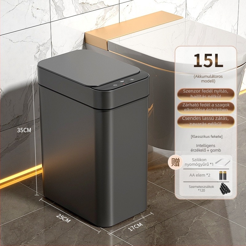 Intelligens kuka háztartási használatra – szenzoros, teljesen automata, műanyag, hosszú hengerszerű forma, 100% új anyag