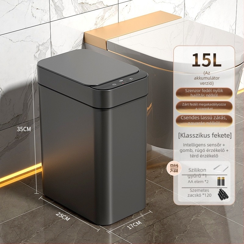 Intelligens kuka háztartási használatra – szenzoros, teljesen automata, műanyag, hosszú hengerszerű forma, 100% új anyag