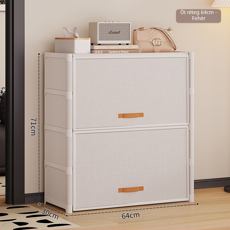 Hálószobai cipősszekrény – többszintes, többfunkciós, por- és nedvességálló, megerősített, nagy kapacitású (többszintes; többfunkciós; por- és nedvességálló; megerősített; nagy kapacitású)