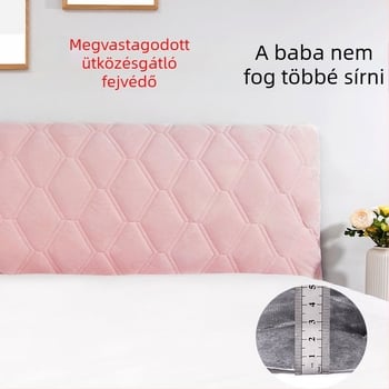 Fejtámla takaró puha flanel anyagból, modern minimalista stílus, porvédő takaró a fejtámlához.