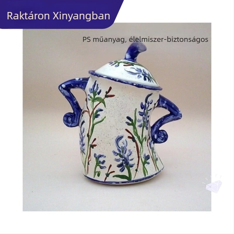 PS műanyag tégely, rajzfilmszerű stílus, márka Other