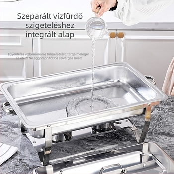 Összecsukható rozsdamentes acél büfé tűzhely szállodák számára (Anyag: rozsdamentes acél; Alkalmazási terület: szállodák éttermek menzák; Stílus: modern egyszerű; Testreszabás: elérhető; Kézműves: Nem)