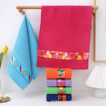 Konyhai törölköző kevert anyagból, 53 g, nedvszívás 16–20S, logóval nyomtatva