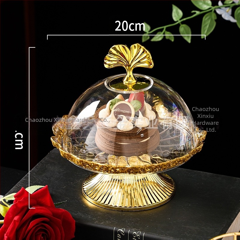 Műanyag gyümölcs- és desszerttál aranyozott felülettel, könnyed luxus stílus, minőségi termék, nem importált