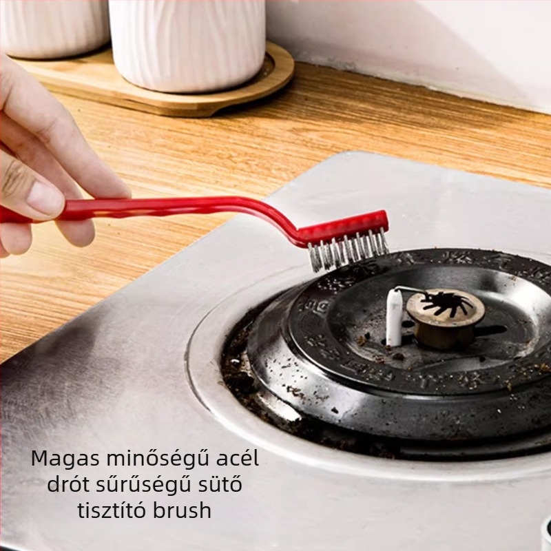 Lijie Tisztító Ecsetek Készlet - Hosszú nyelű konyhai ecsetek poharakhoz, réseihez és tűzhelyhez (műanyag, 2017 téli bemutató)