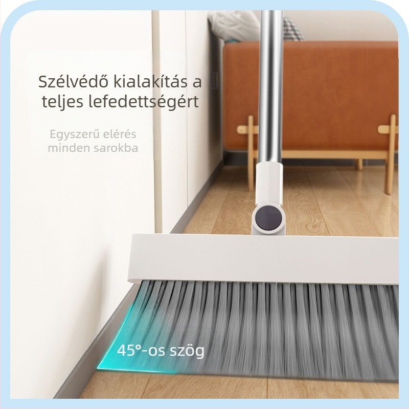 Stick Clean műanyagból készült seprő és lapátkészlet, Zhejiang eredetű, 12 darabos csomag, 2024.4-ben piacra dobva
