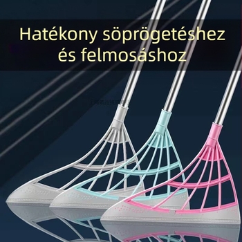 Szilikonból készült seprű háztartási használatra, műanyag + rozsdamentes acél; származási hely Zhejiang; tömeg 129; bevezetés éve 2022.